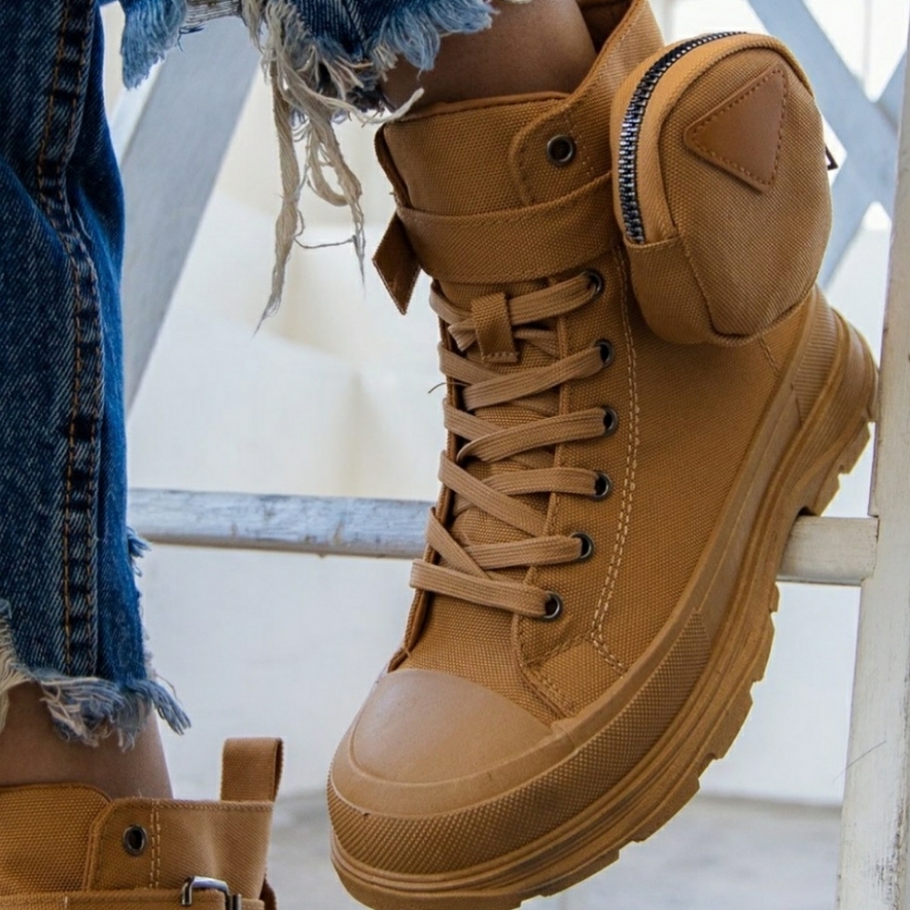 Canvas High Sneakers